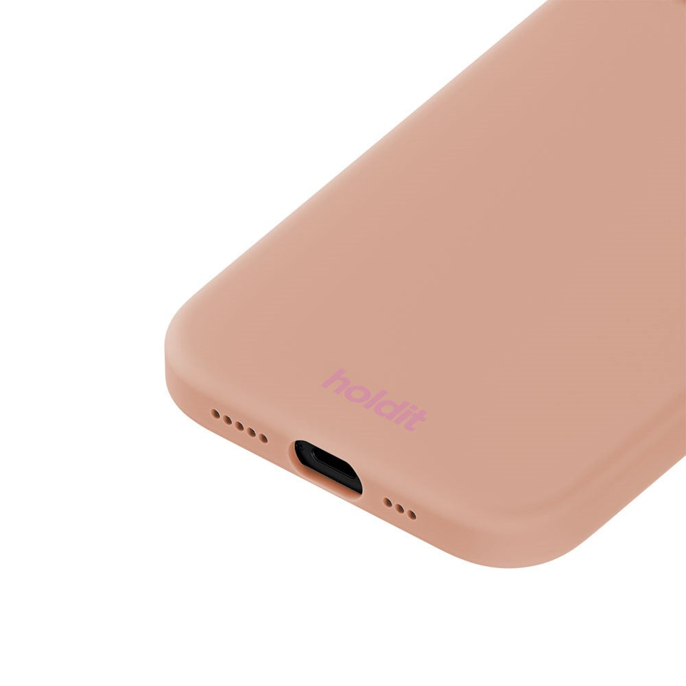 iPhone 15 Holdit Soft Touch Silicone Case - Bare Pink