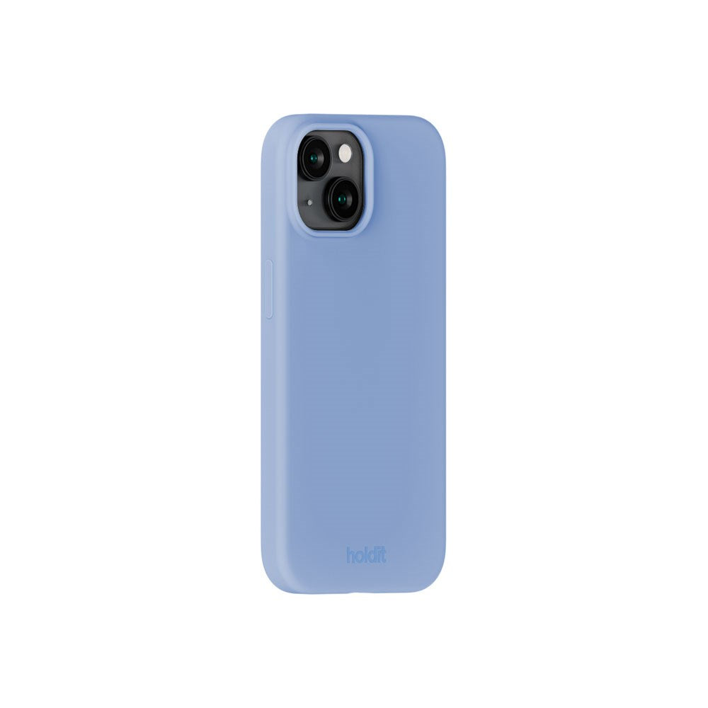 iPhone 15 Holdit Soft Touch Silicone Case - Soft Cobalt