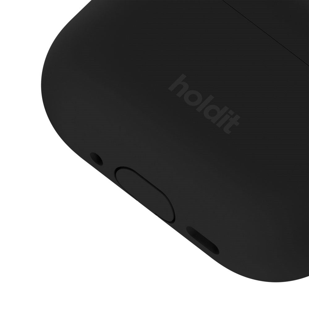 Apple AirPods Pro (3rd Gen.) Holdit Silicone Case with Carabiner - Black