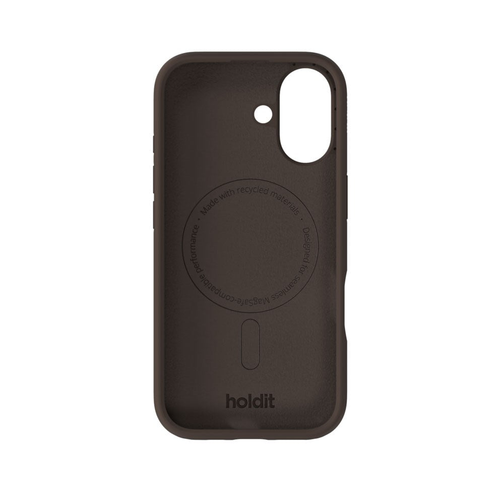 iPhone 17 Holdit Soft Touch MagSafe Silicone Case - Chocolate