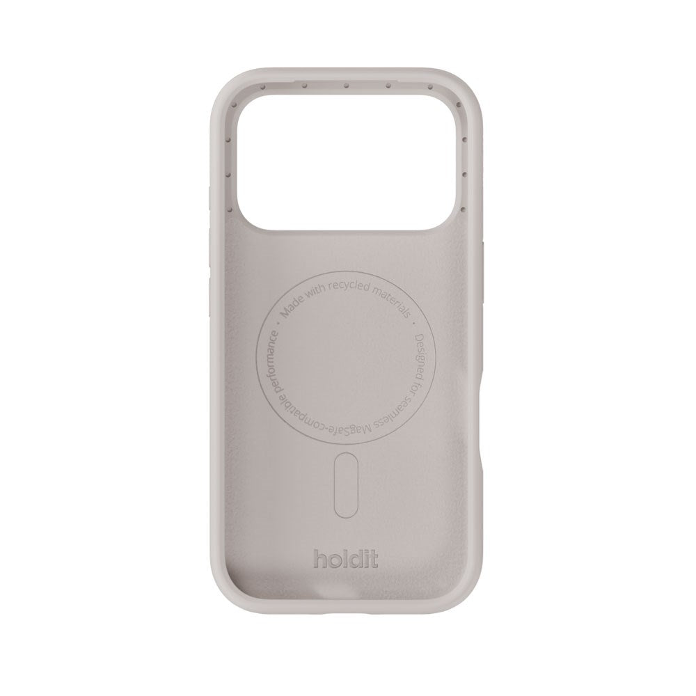 iPhone 17 Pro Holdit Soft Touch MagSafe Silicone Case - Wool Gray