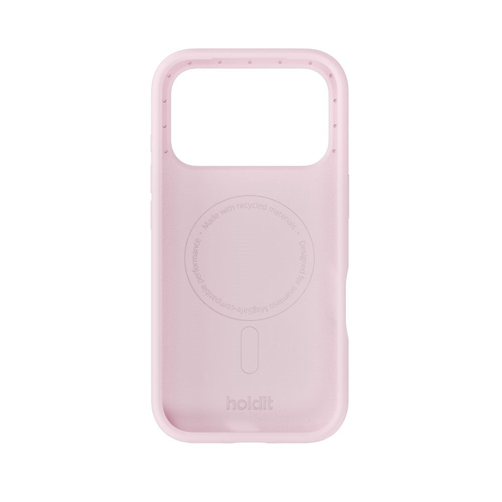 iPhone 17 Pro Max Holdit Soft Touch MagSafe Silicone Case - Pale Pink