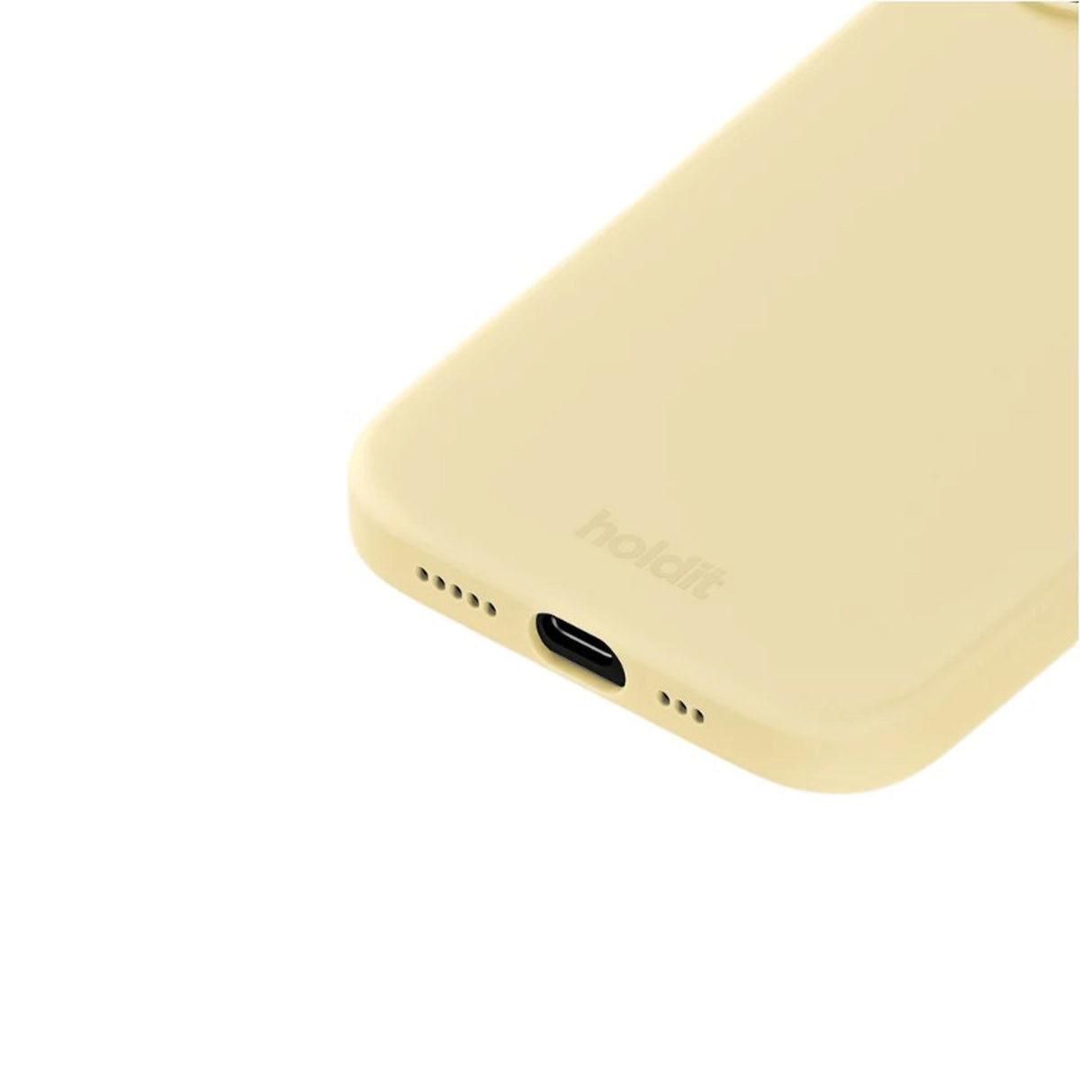 iPhone 16 Holdit Soft Touch Silicone Case - Butter Yellow