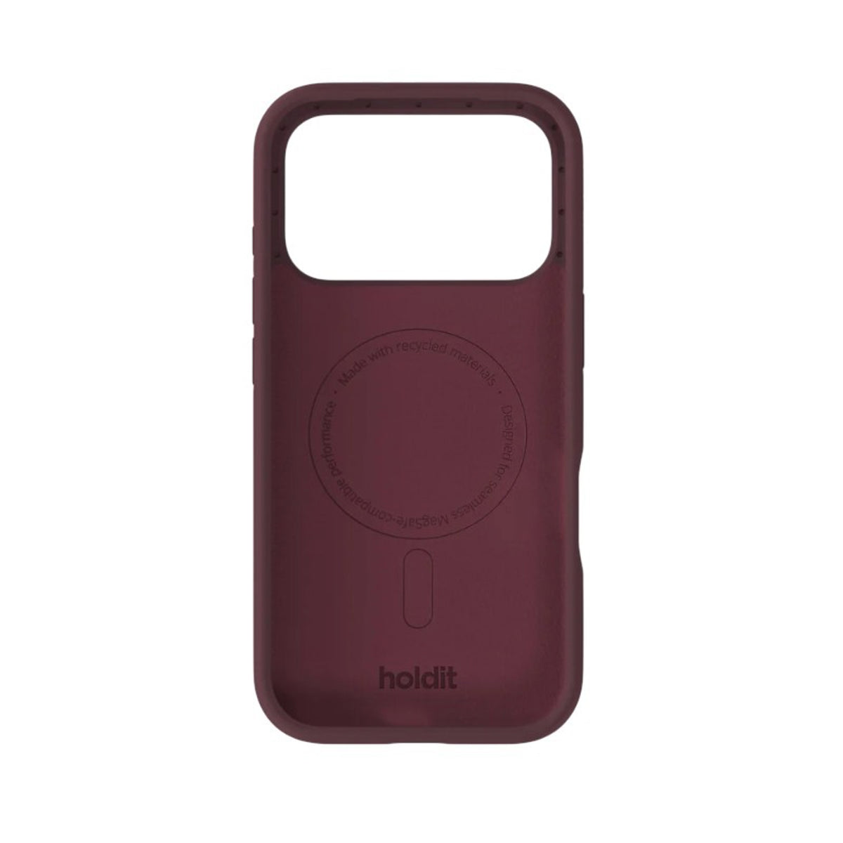 iPhone 18 Pro / 17 Pro Holdit Soft Touch MagSafe Silicone Case - Bordeaux