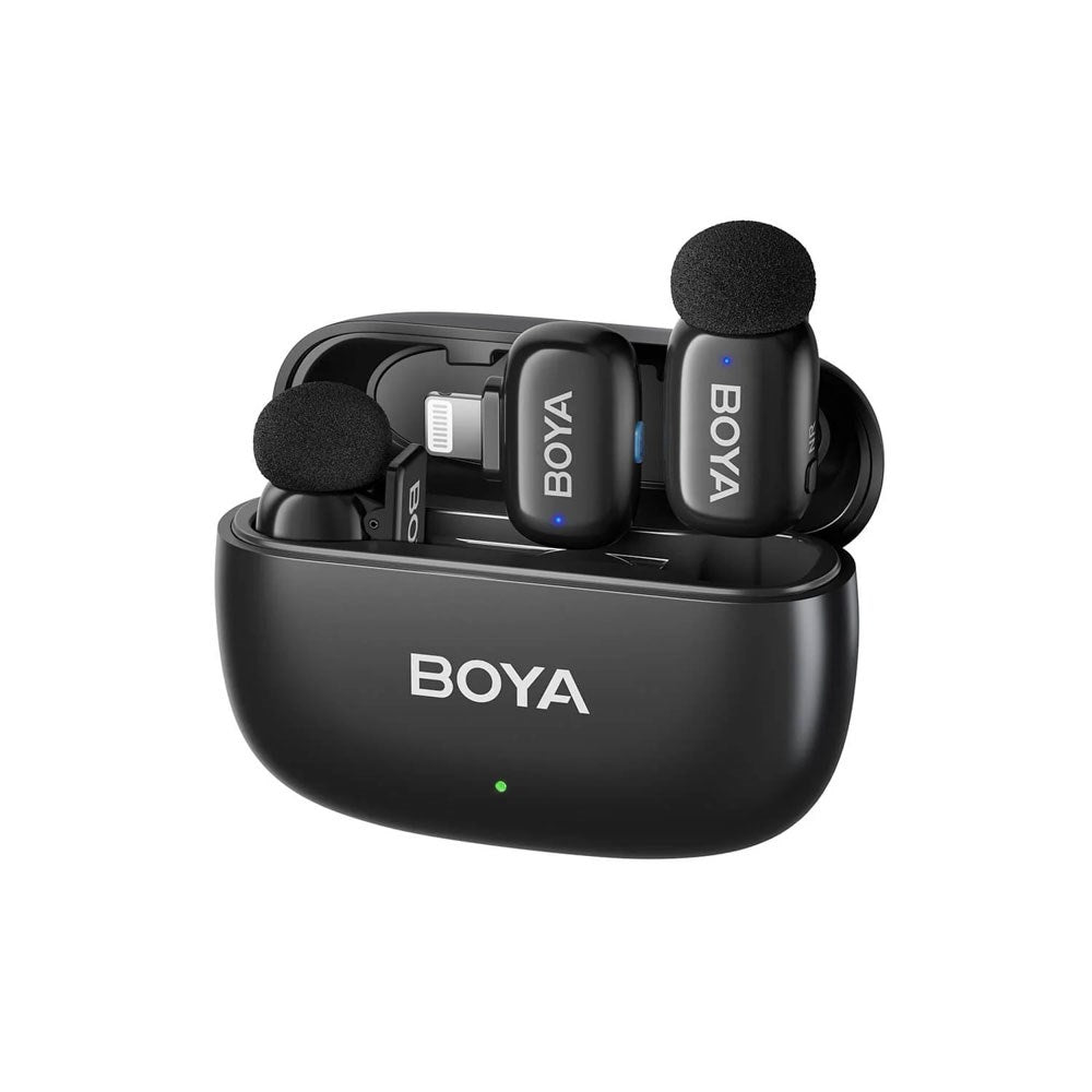 BOYA 15 Mini Wireless Microphone with Lightning - Black
