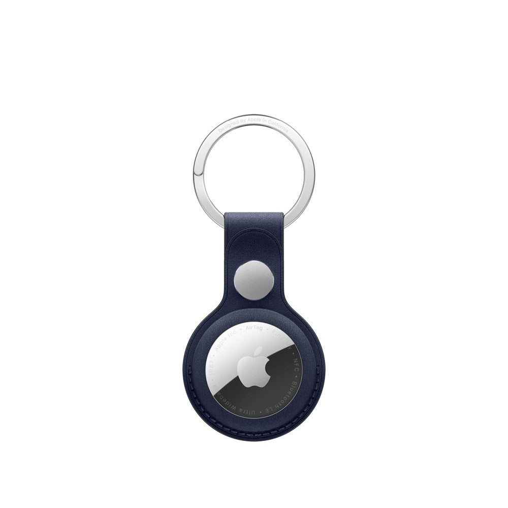 Original Apple AirTag 1. & 2. Gen. FineWoven Key Ring - Navy (MGG14ZM/A)