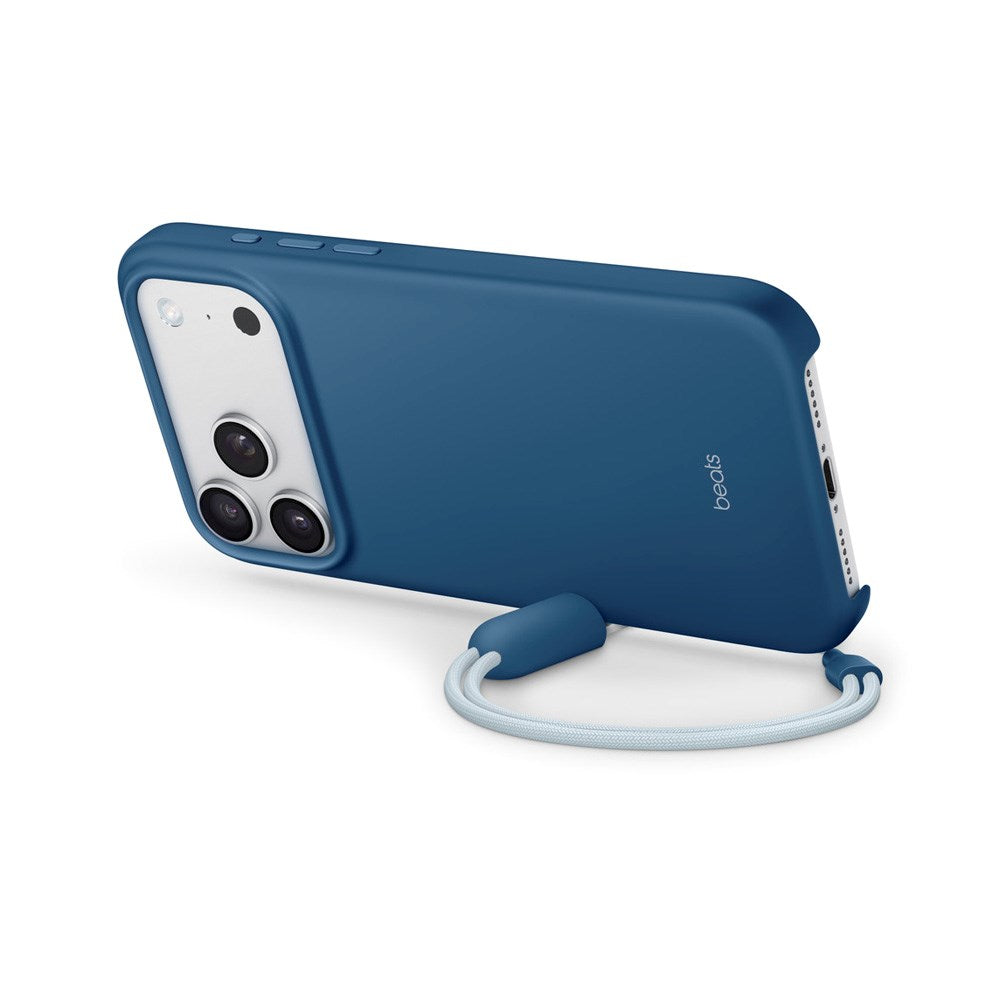 Beats iPhone 17 Pro Max Case with Strap - MagSafe Compatible - Bedrock Blue