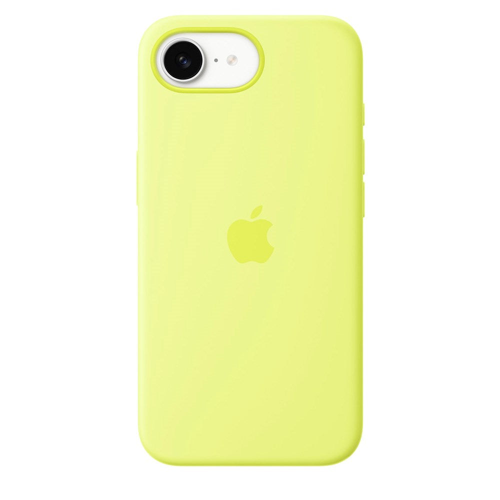 Original Apple iPhone 17e / 16e Silicone Case - Neon Yellow (MGYW4ZM/A)