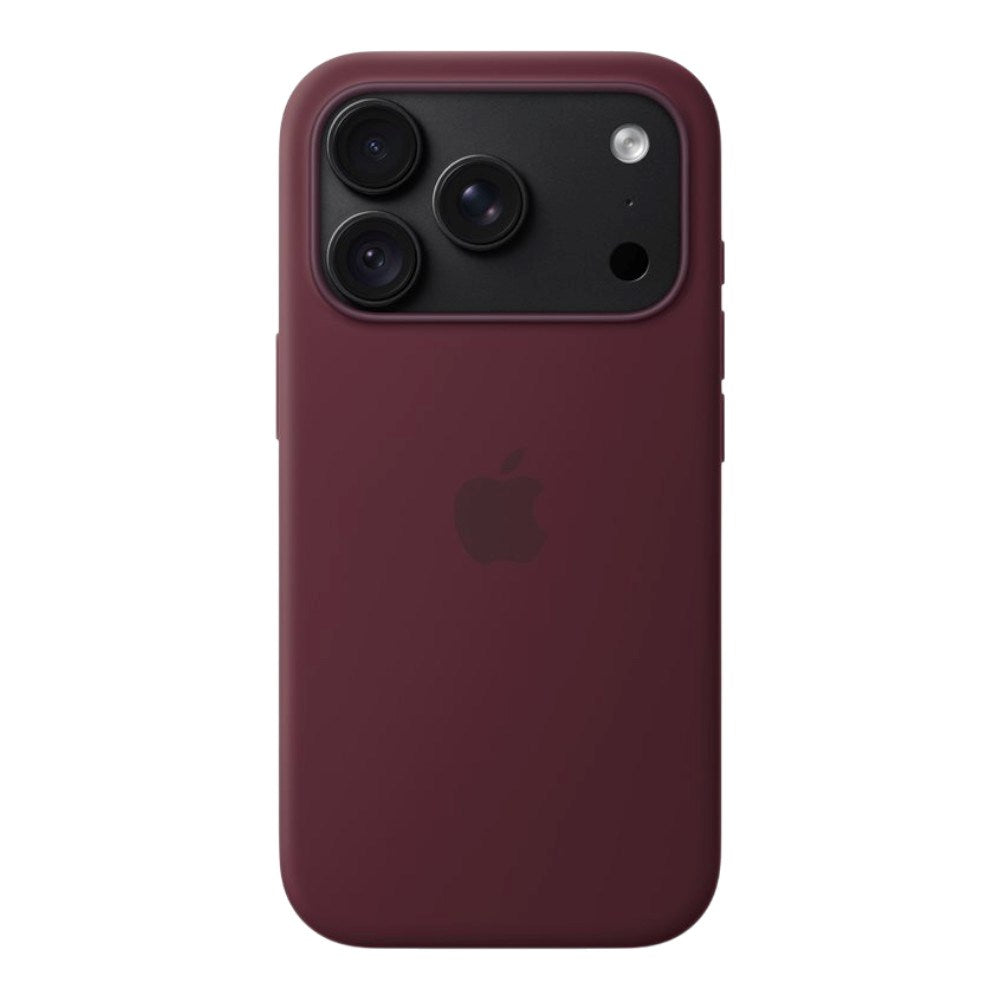 Original Apple iPhone 18 Pro Silicone Case - MagSafe Compatible - Burgundy (MK8U4ZM/A)