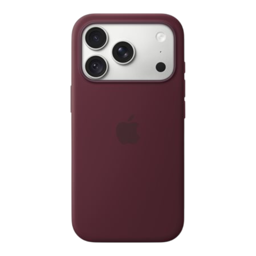 Original Apple iPhone 18 Pro Silicone Case - MagSafe Compatible - Burgundy (MK8U4ZM/A)