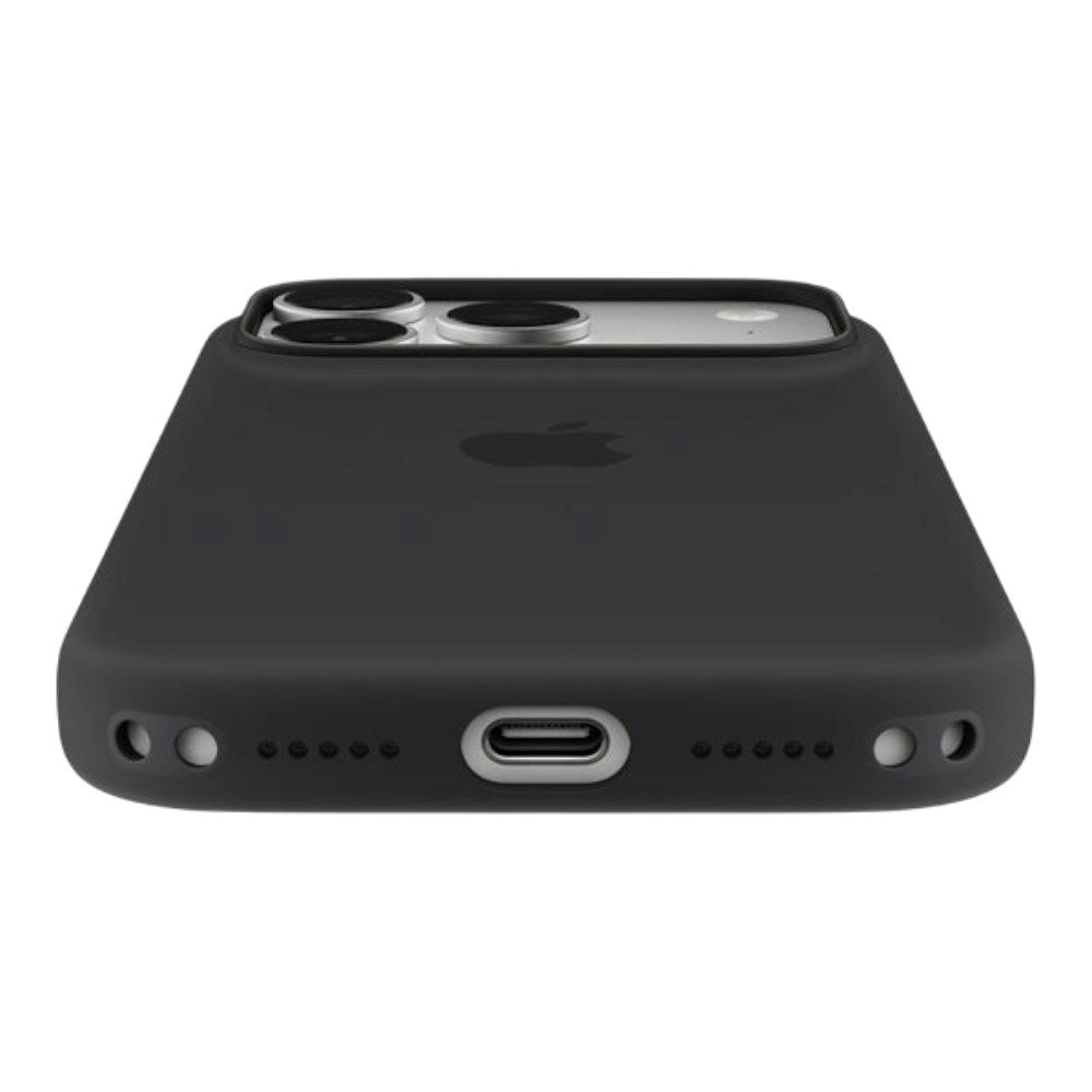 Original Apple iPhone 18 Pro Silicone Case - MagSafe Compatible - Black (MK8Y4ZM/A)