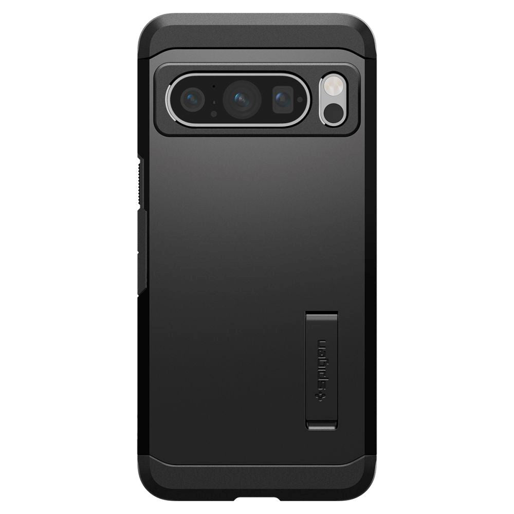 Google Pixel 8 Pro Spigen Tough Armor Case w. Kickstand - Black