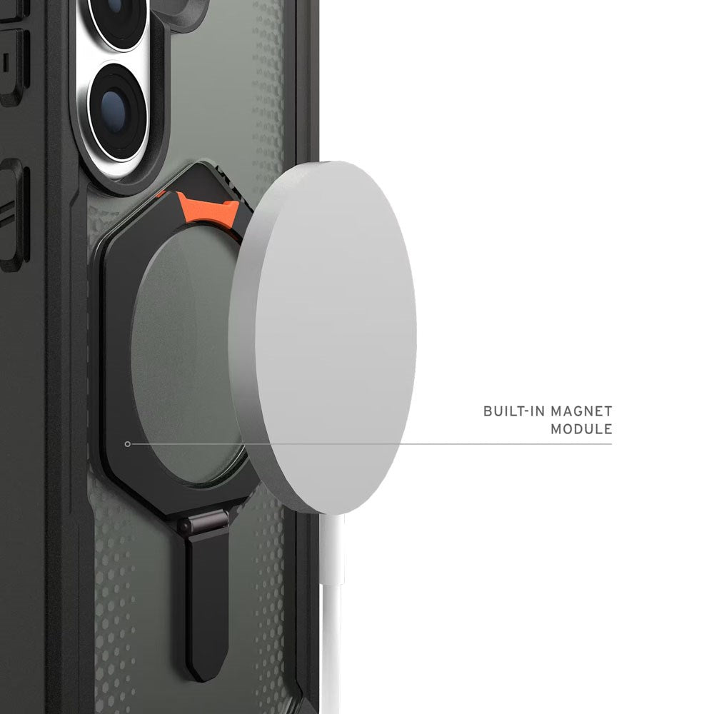 Samsung Galaxy S26+ (Plus) UAG Plasma XTE Case - MagSafe Compatible - Black / Orange