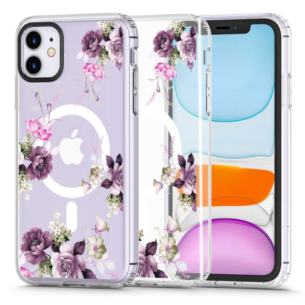 iPhone 11 Tech-Protect MagMood Case - MagSafe Compatible - Spring Floral