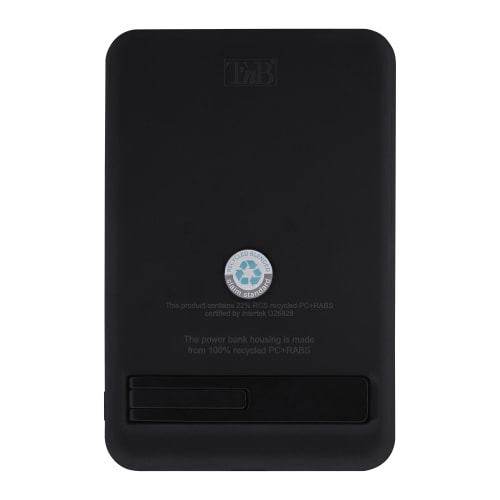 T'NB 5000 mAh MagSafe Power Bank med Stander - Black