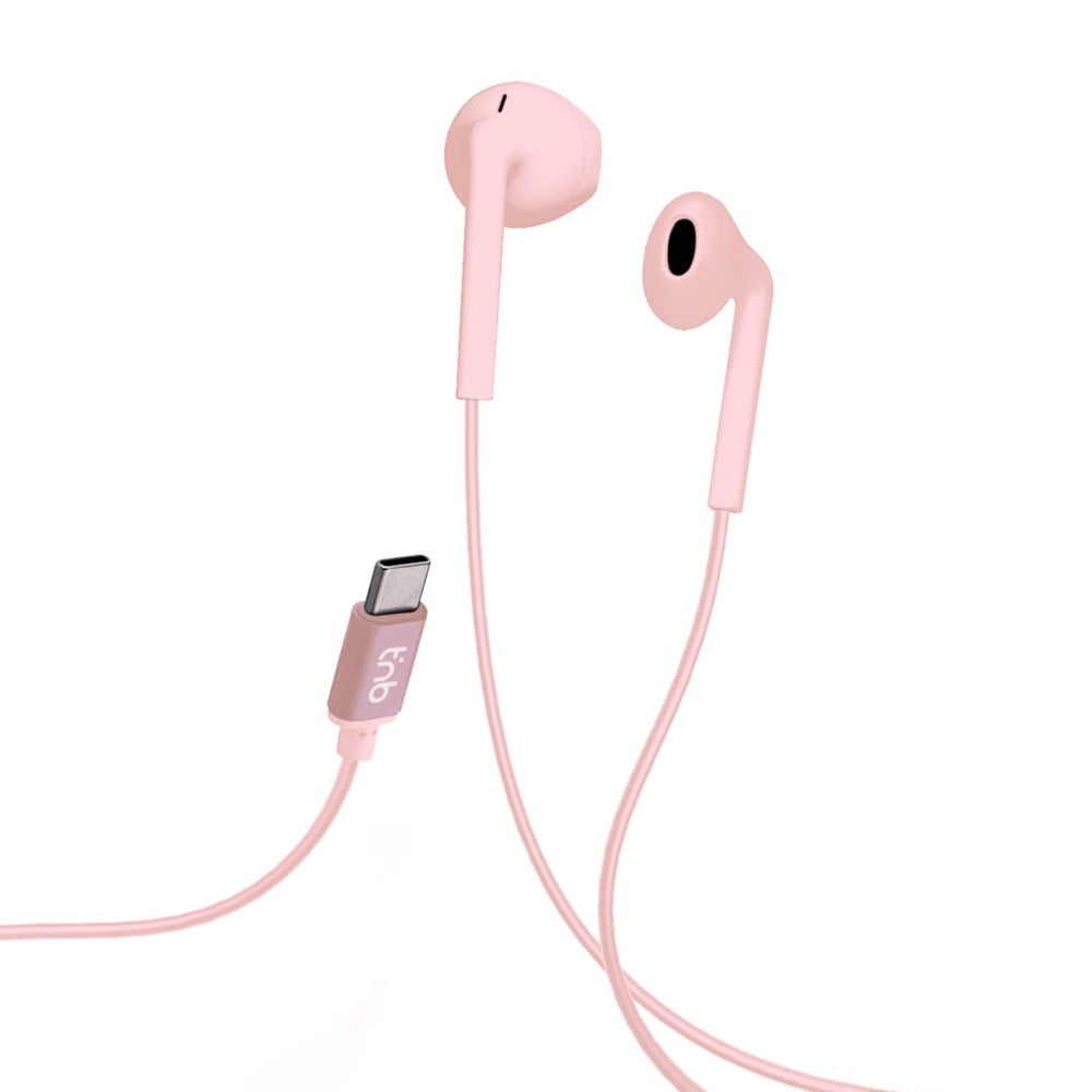 T'NB C-SOUND In-Ear Headphones - USB-C - Pink