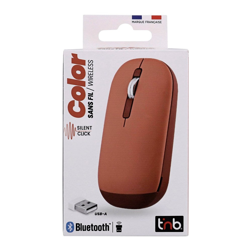 T'NB Wireless Bluetooth Mouse with Finger Strap - Red