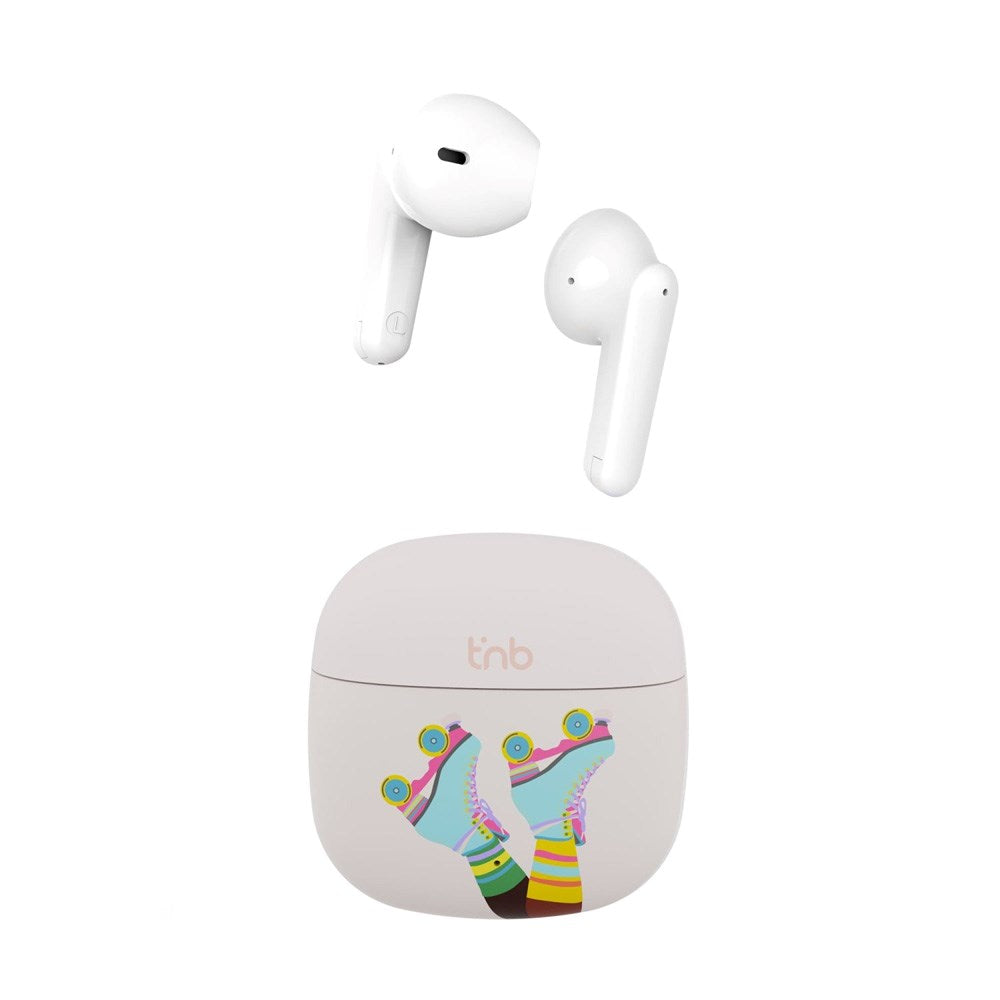 T'NB ORIGIN Wireless In-Ear Headphones with Charging Case - Roller Skates Design