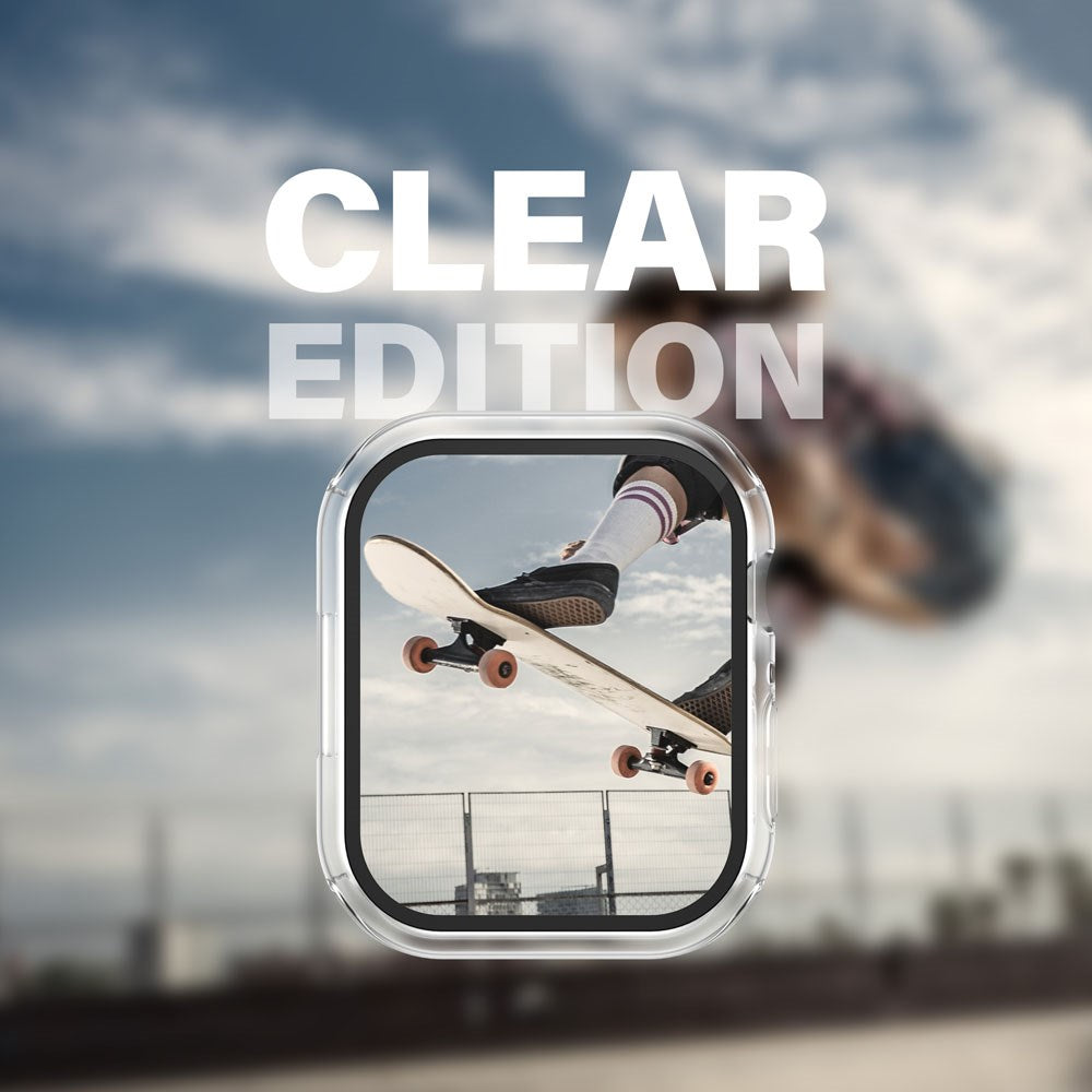 PanzerGlass Apple Watch 11 / 10 (42mm) Snappie Full Body Slim Case with Built-in Screen Protector - Transparent