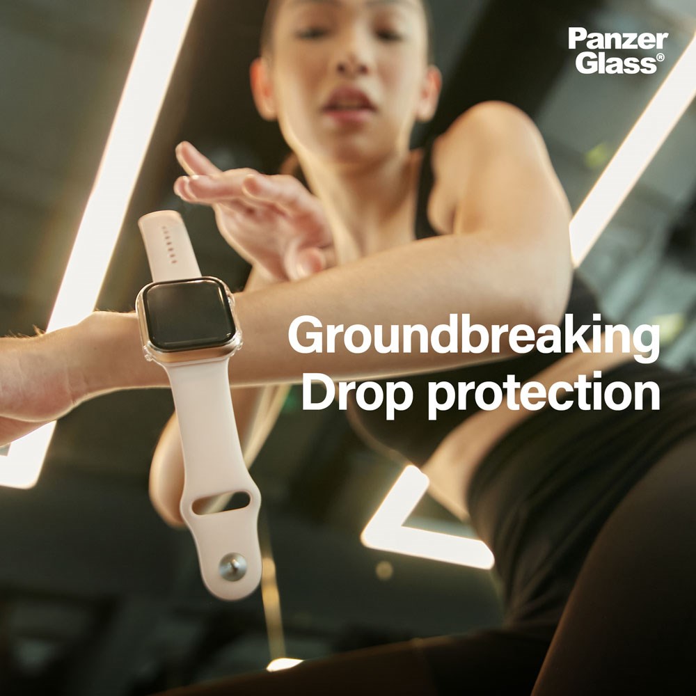 PanzerGlass Apple Watch Ultra 3/2/1 (49mm) Snappie Full Body Slim Case with Built-in Screen Protector - Black