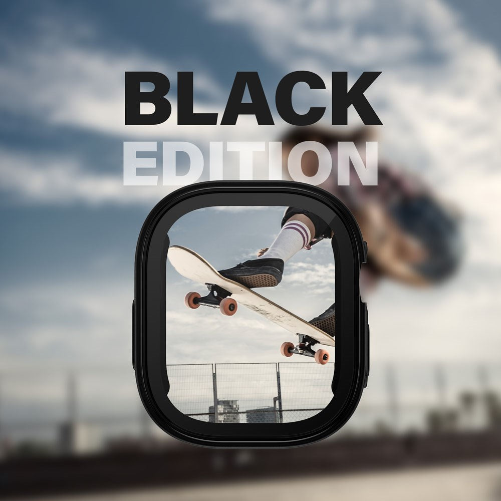 PanzerGlass Apple Watch Ultra 3/2/1 (49mm) Snappie Full Body Case with Built-in Screen Protector - Black