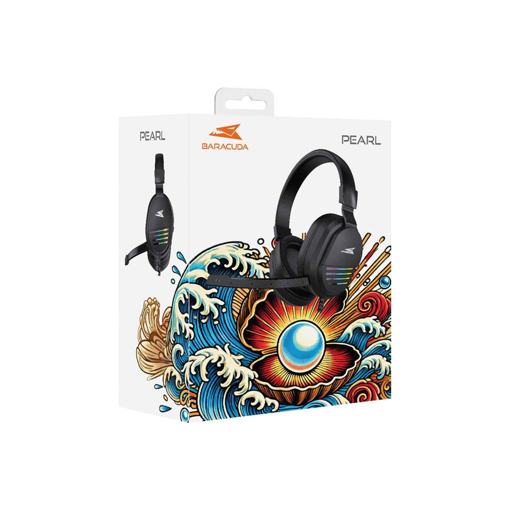 Baracuda PEARL Over-Ear Gaming Headset - Black