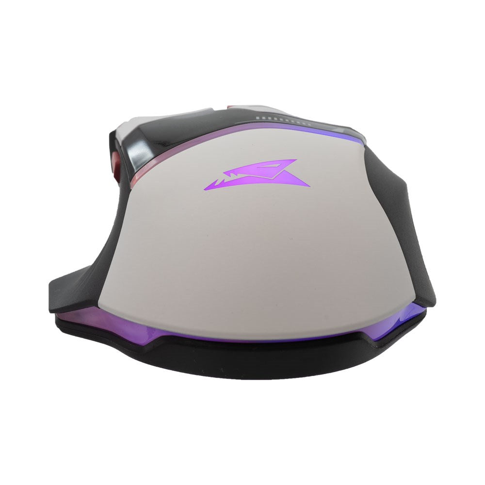 Baracuda MANTA Gaming Mouse - 8D / 12800 DPI - White