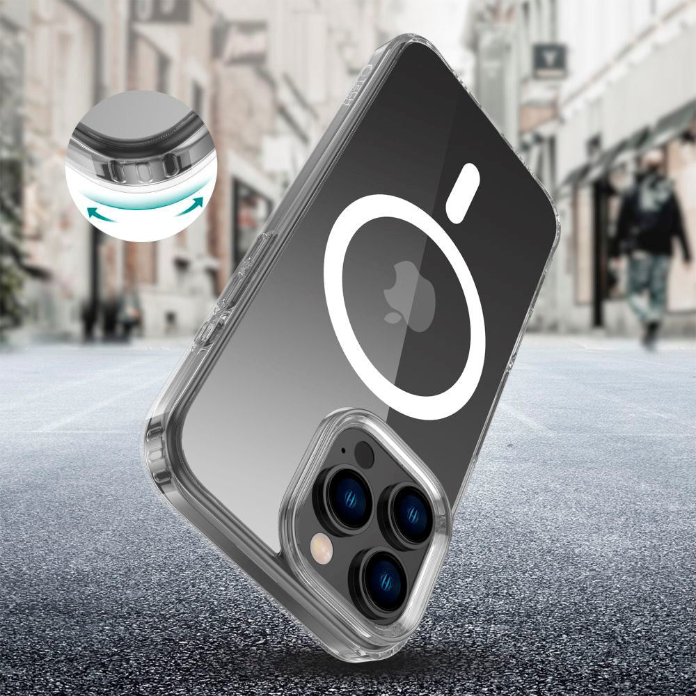 Tech-Protect Flexair Hybrid MagSafe Cover for Samsung Galaxy S24 FE - Transparent