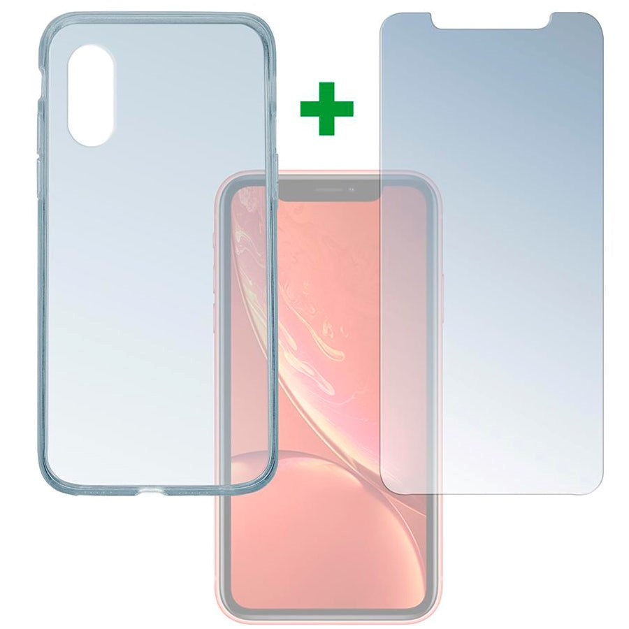 iPhone XR 4smarts 360⁰ Protection Set (Case + Screen Protector)