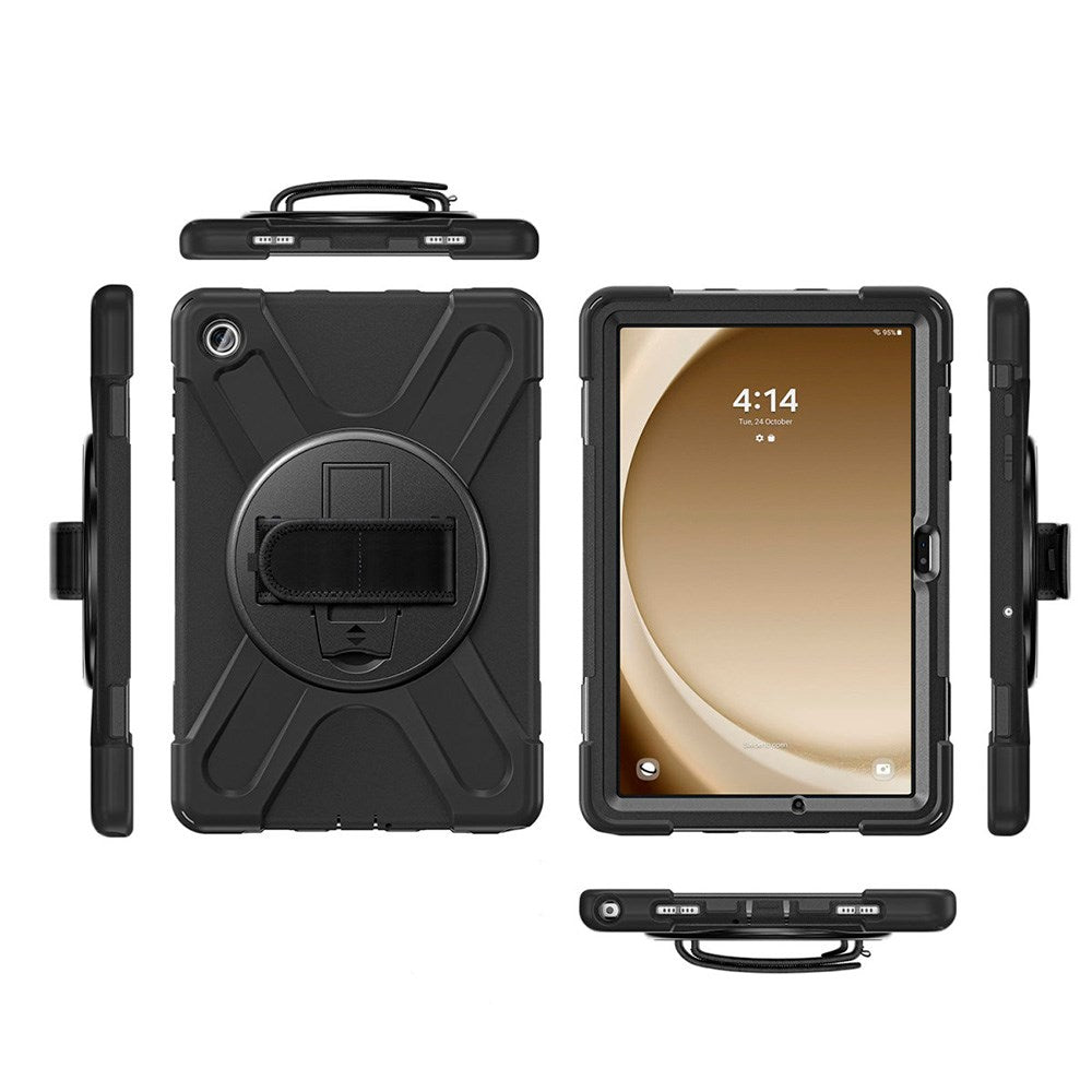 Samsung Galaxy Tab S10 FE / S9 FE 4smarts Rugged Tablet Case GRIP - Black