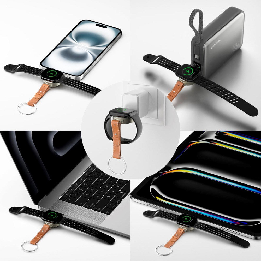 4smarts 3-in-1 Qi2 Wireless Charging Station - MagSafe Compatible - White