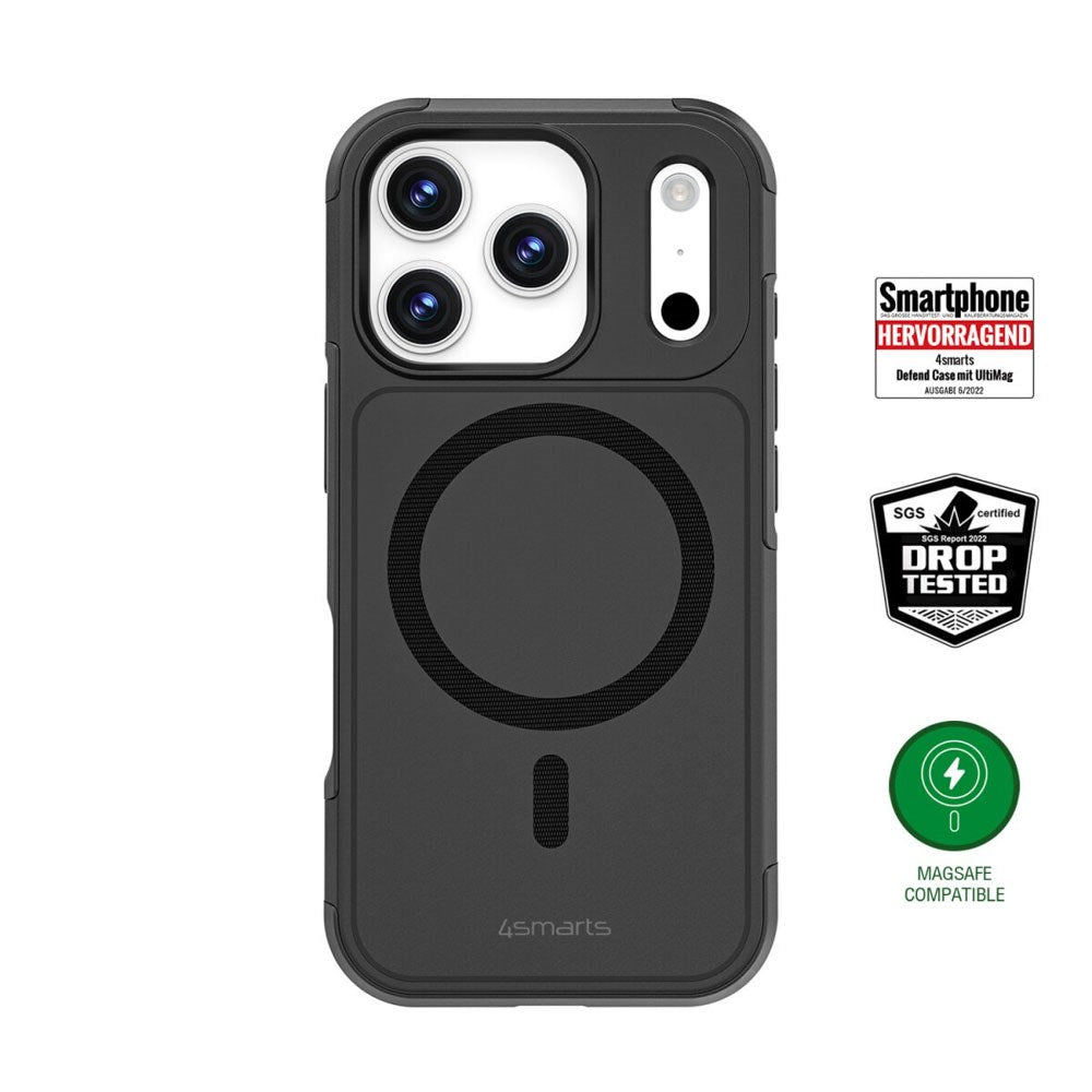 iPhone 17 Pro 4Smarts Defend Case - MagSafe Compatible - Black