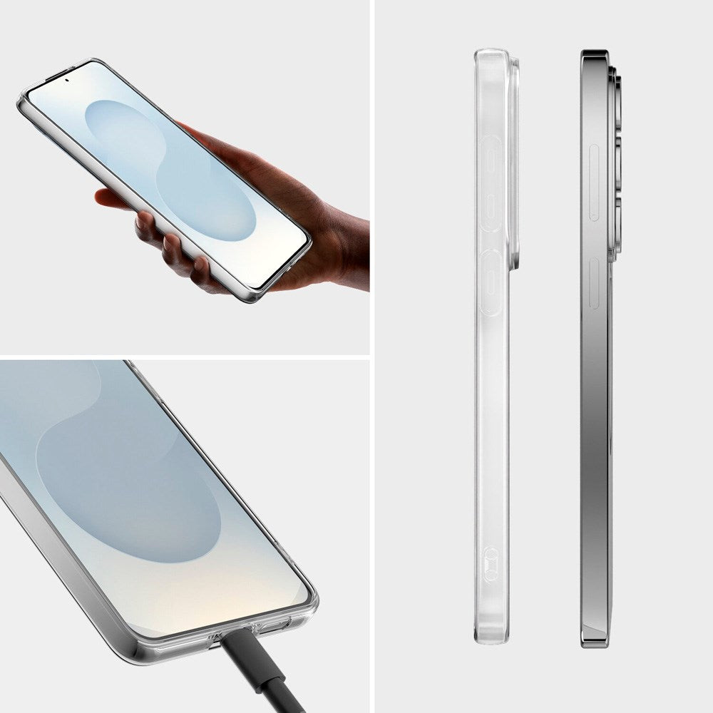 Samsung Galaxy S26+ (Plus) 4smarts 360° Protection Set with Case & Screen Protector Glass - Transparent