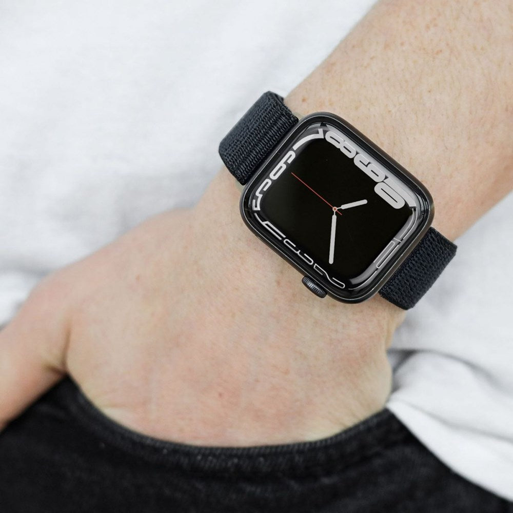Apple Watch (42/44/45/SE/49mm) Vonmählen Fitness Loop Nylon Strap - Dark Blue