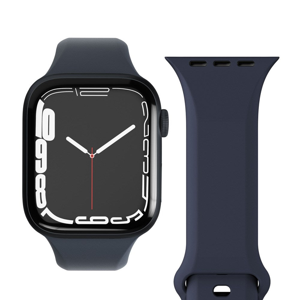 Vonmählen Apple Watch (42/44/SE/45/46/49mm) Classic Band 2 Recycled Silicone Strap - Dark Blue