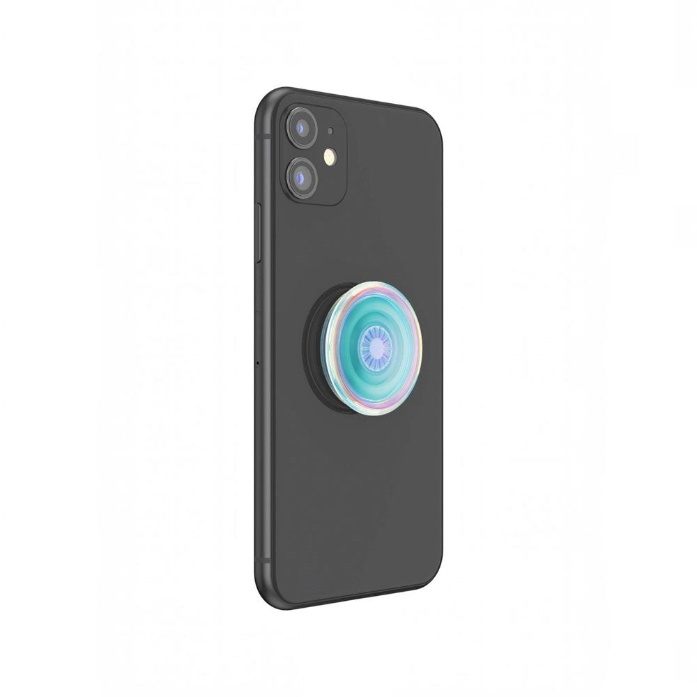 POPSOCKETS PopGrip Removable Grip with Stand Function - Clear Iridescent
