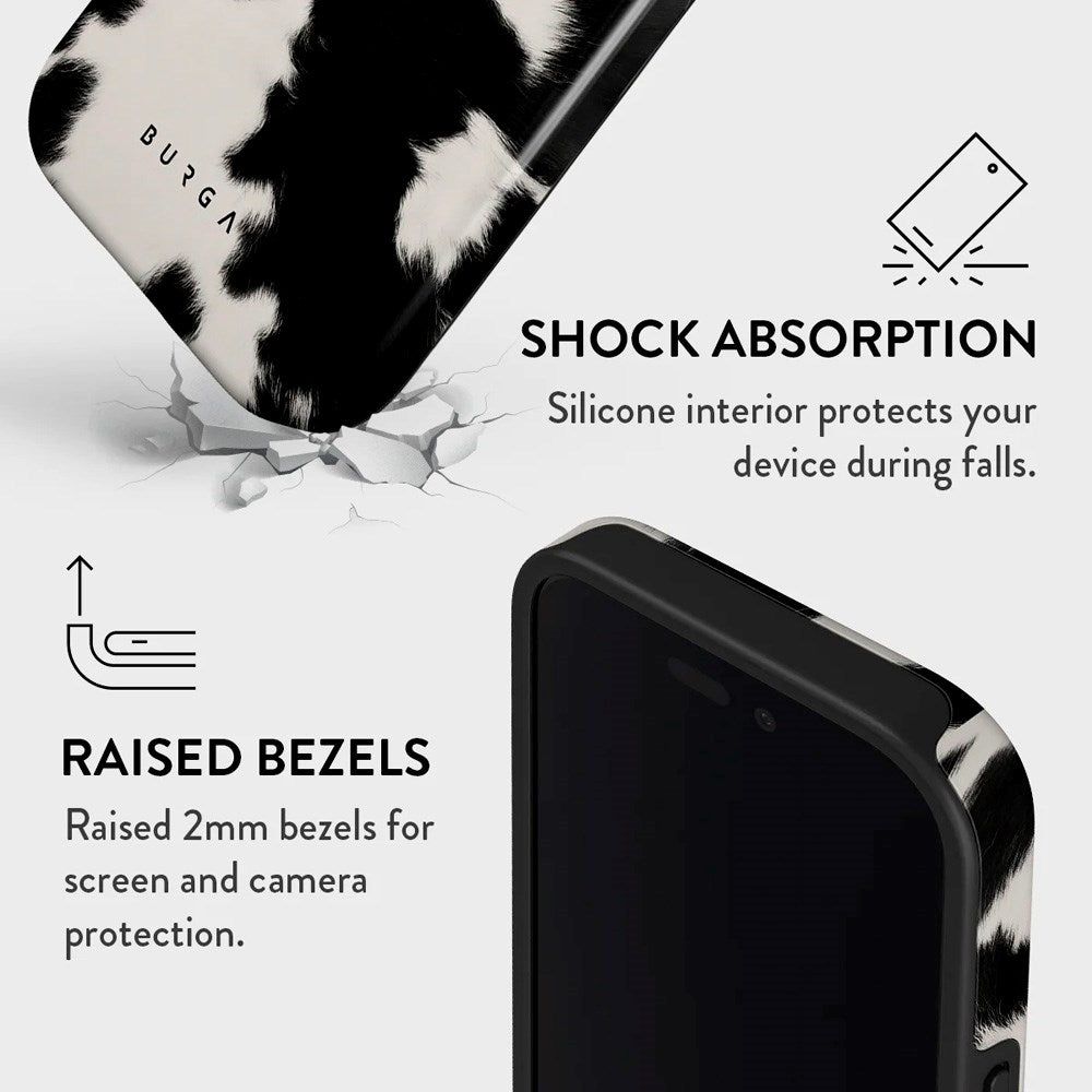 Burga iPhone 16 Plus Tough Fashion Case - Achromatic