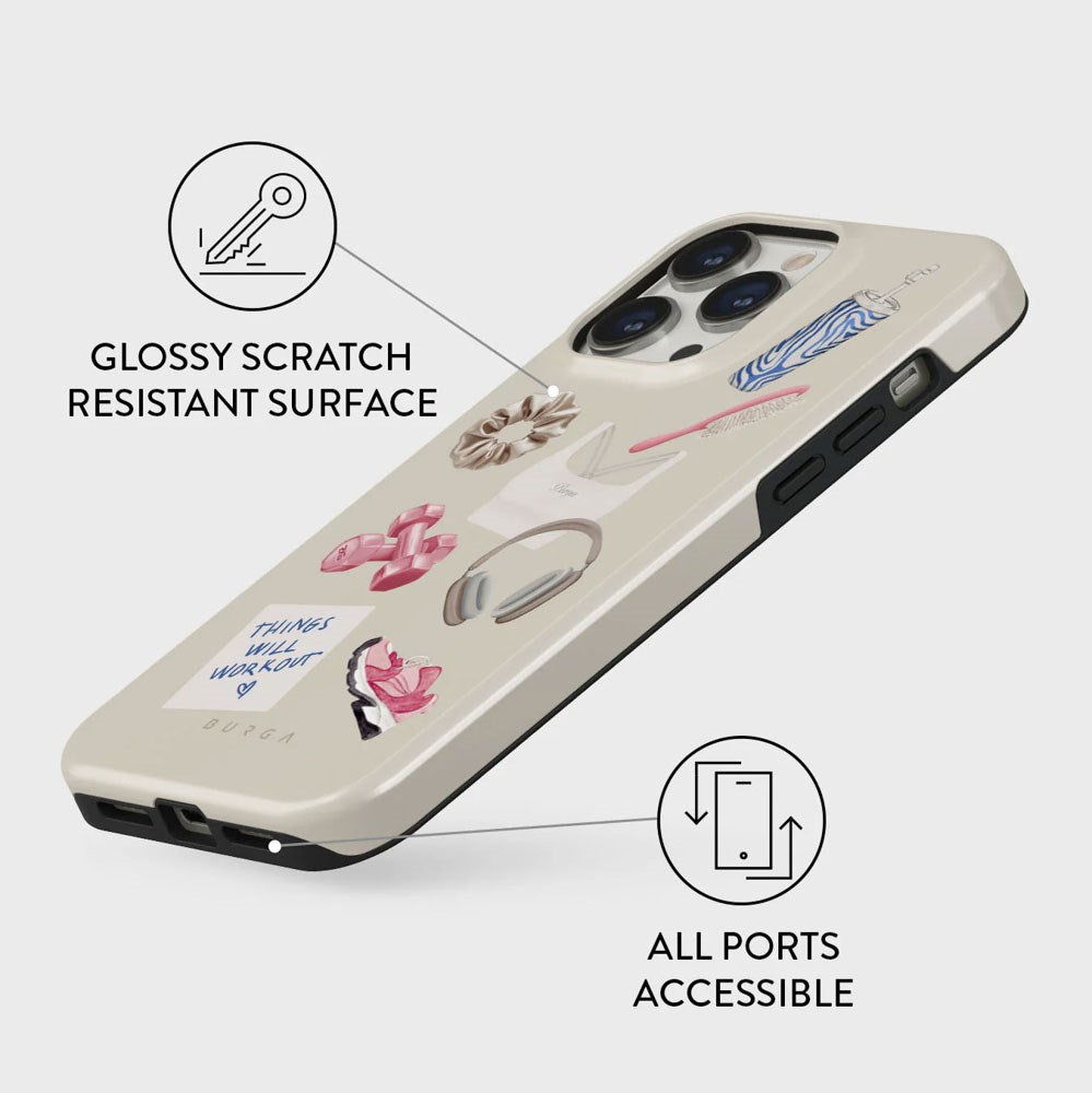 Burga iPhone 13 Pro Tough Fashion Case - 5AM Club