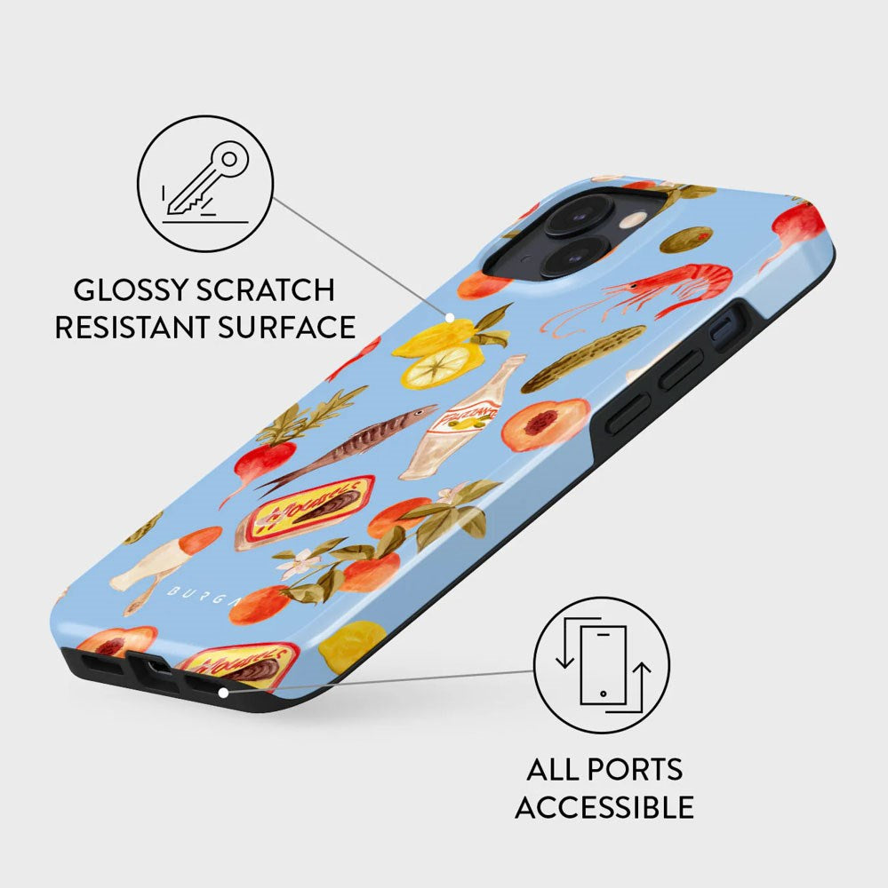 iPhone 15 Burga Tough Fashion Case - MagSafe Compatible - Al Fresco