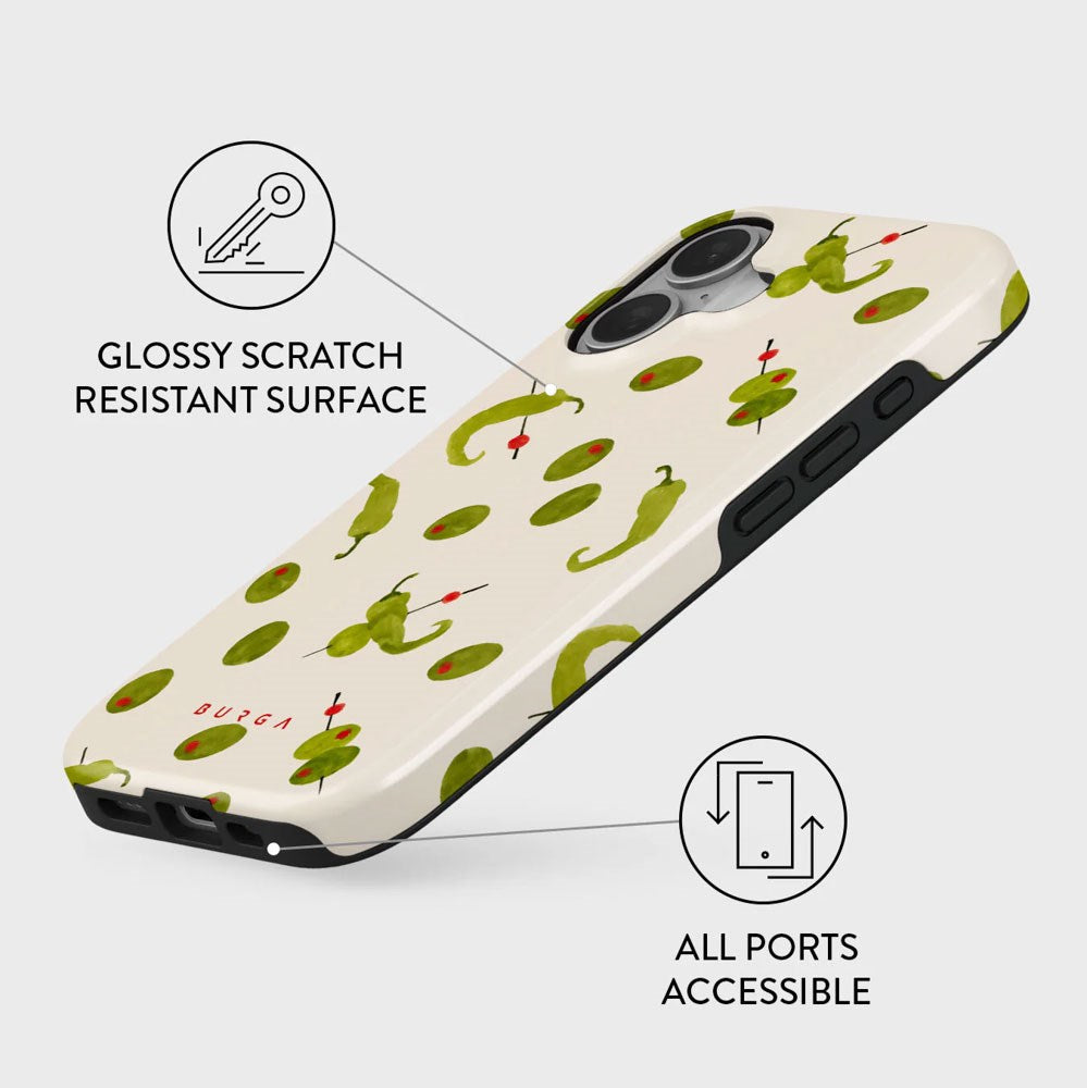 Burga iPhone 16 Tough Fashion Case - Aperitivo