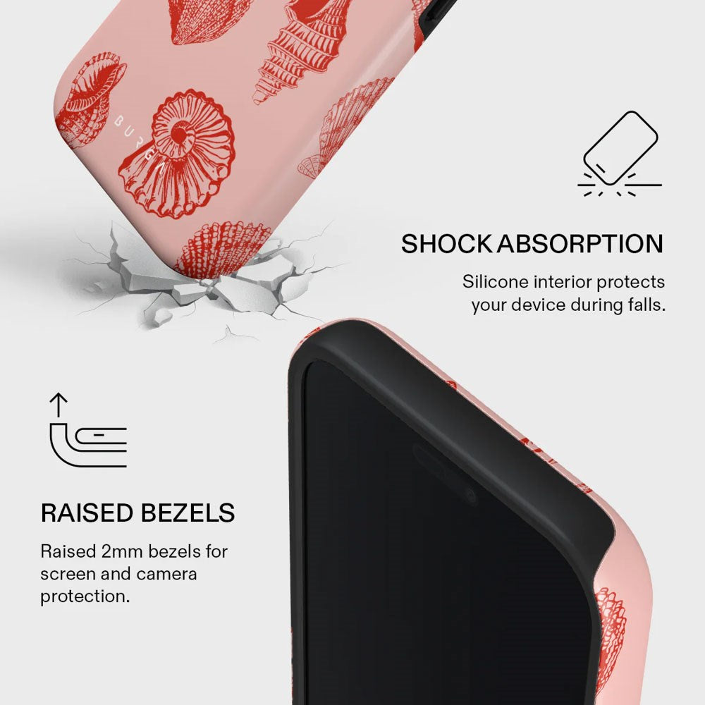 Burga iPhone 17 Pro Max Tough Fashion Case - MagSafe Compatible - Coastal Treasure