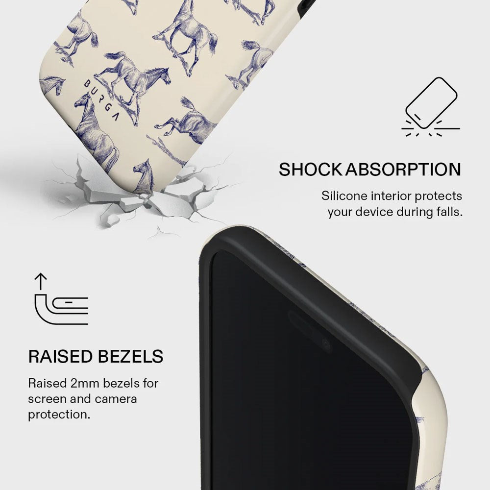 Burga iPhone Air Tough Fashion Case - MagSafe Compatible - Derby Race