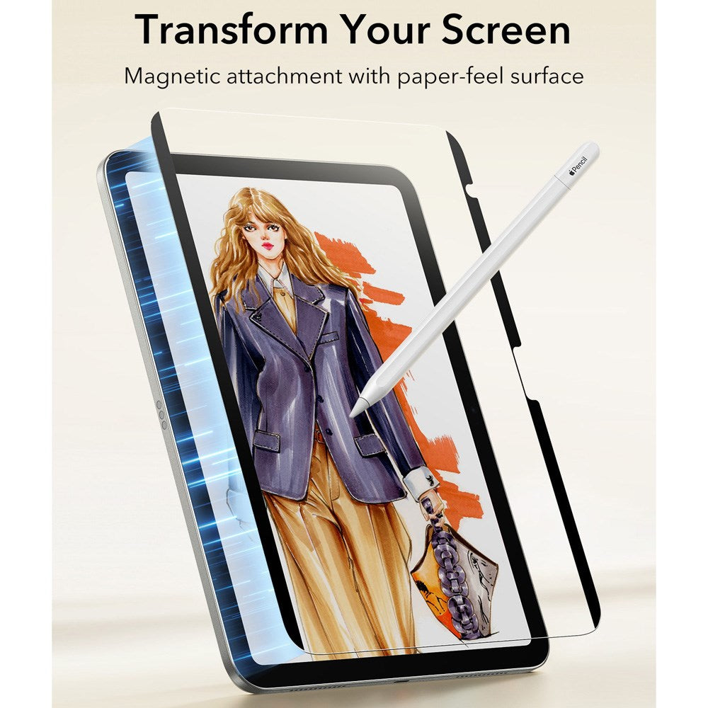 ESR iPad 11" (2025) / 10.9" (2024 / 2022) Paper Feel Screen Protector - Matte / Transparent