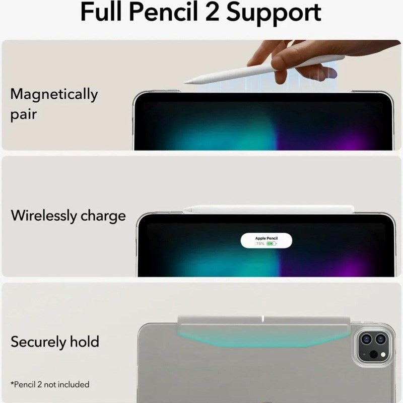 iPad Air 10.9-11" (2025-2020) ESR Ascend Flip Case Tri-Fold - Grey