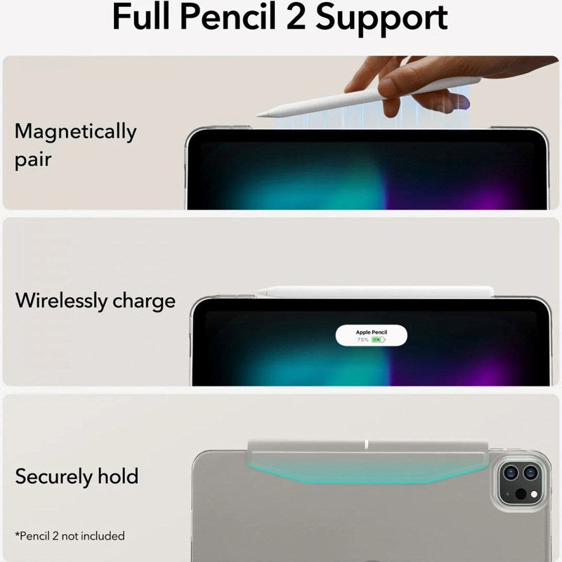 iPad Pro 11" (2025 / 2024) ESR Ascend Flip Case Tri-Fold - Grey