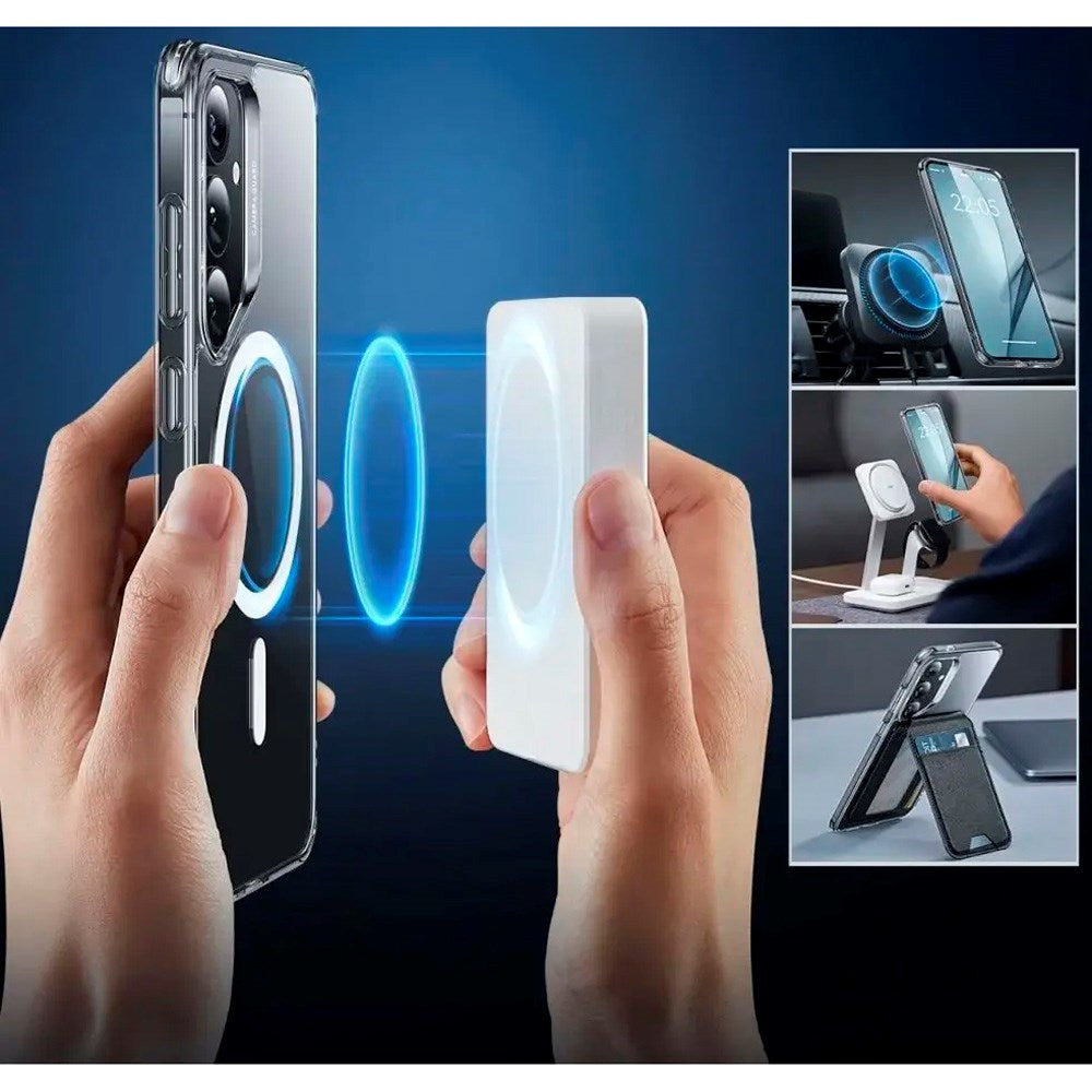 ESR Samsung Galaxy S25+ (Plus) Classic Hybrid Case - MagSafe Compatible - Transparent