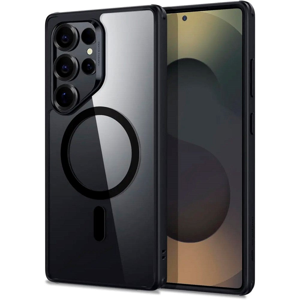 ESR Samsung Galaxy S25 Ultra Classic Hybrid Case - MagSafe Compatible - Transparent / Black