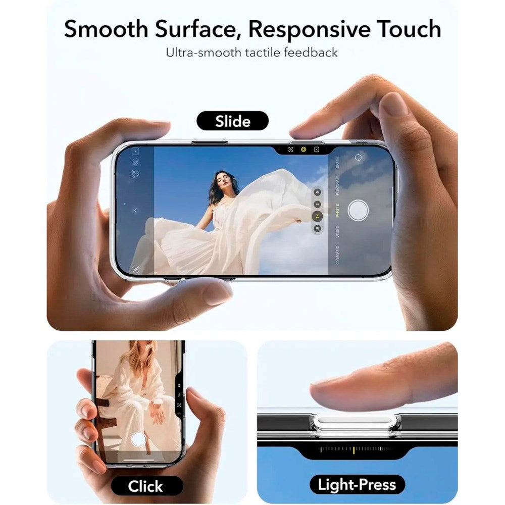 ESR iPhone 16 Pro Max Classic Hybrid Case with Kickstand - MagSafe Compatible - Transparent