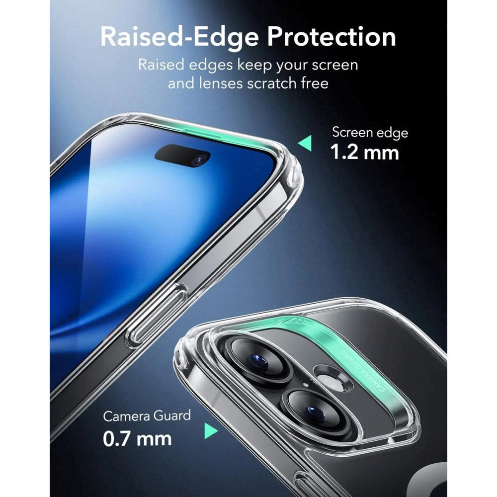 ESR iPhone 16 Classic Hybrid Case with Camera Control Button - MagSafe Compatible - Transparent