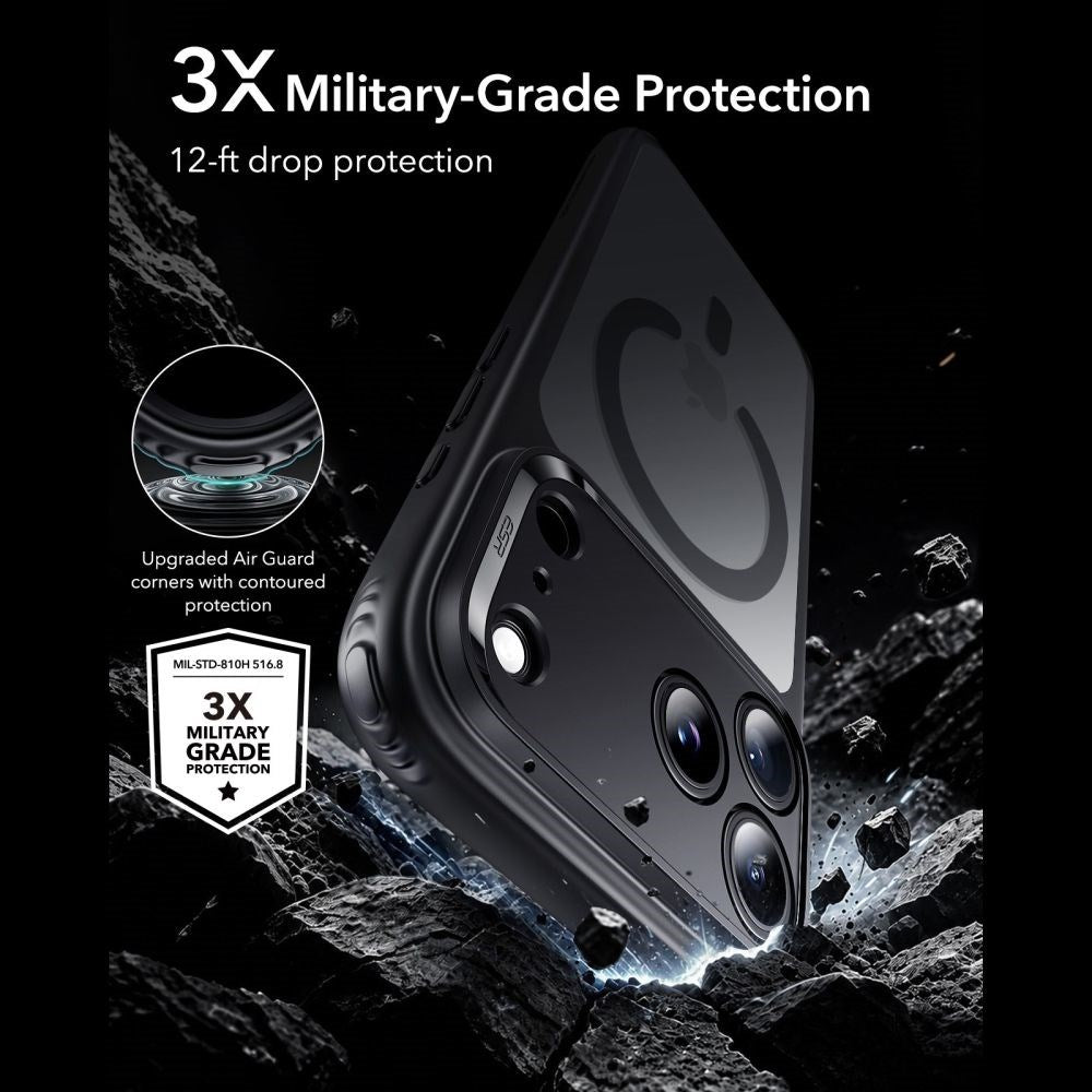 iPhone 18 Pro Max / 17 Pro Max ESR Classic Hybrid Case - MagSafe Compatible - Black